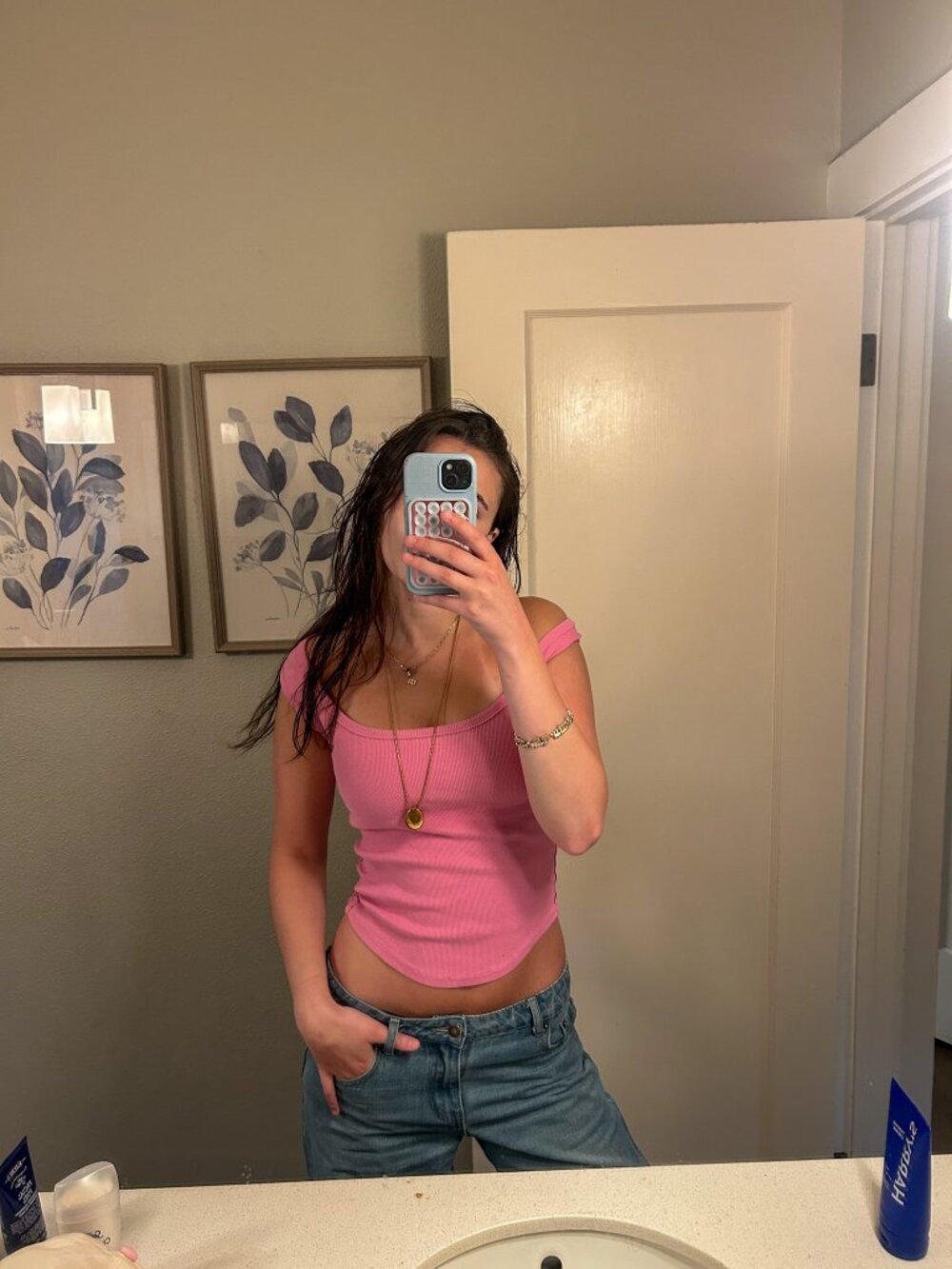 We The Free Pink Ribbed Tank Top 💕✨
